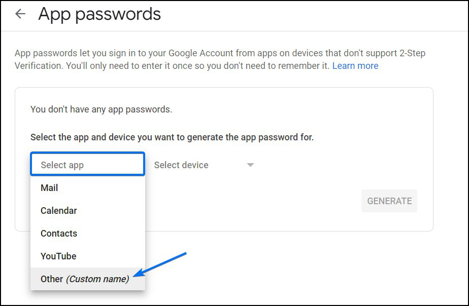 Step-by-step guide on customizing app passwords within our integrated business management software
